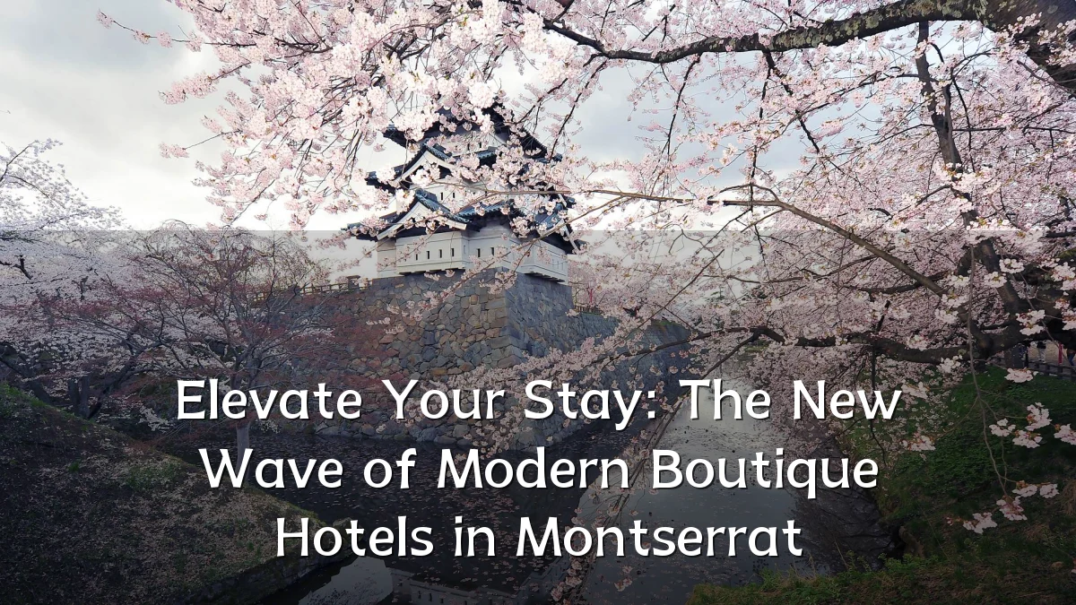 Elevate Your Stay: The New Wave of Modern Boutique Hotels in Montserrat