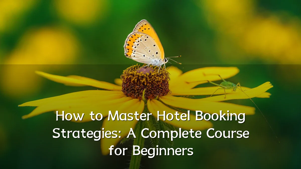 How to Master Hotel Booking Strategies: A Complete Course for Beginners