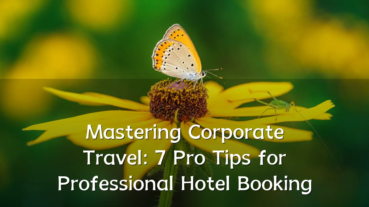 Mastering Corporate Travel: 7 Pro Tips for Professional Hotel Booking
