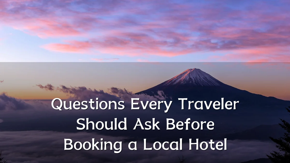 Questions Every Traveler Should Ask Before Booking a Local Hotel
