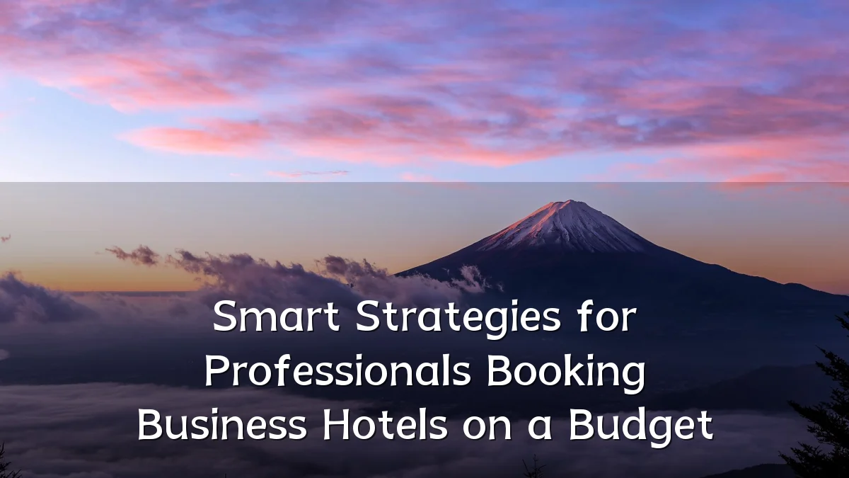 Smart Strategies for Professionals Booking Business Hotels on a Budget