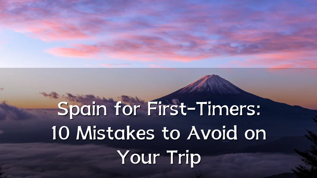 Spain for First-Timers: 10 Mistakes to Avoid on Your Trip