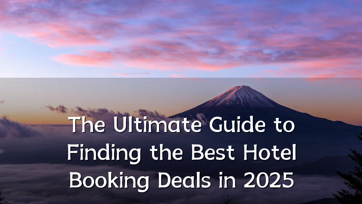 The Ultimate Guide to Finding the Best Hotel Booking Deals in 2025